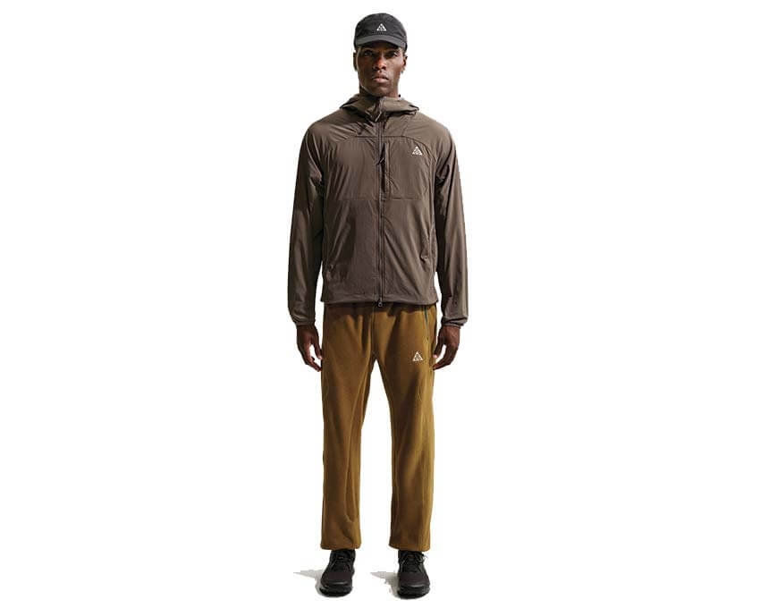 Nike ACG Five Towers Jacket Ironstone vue dos — veste technique outdoor grise homme