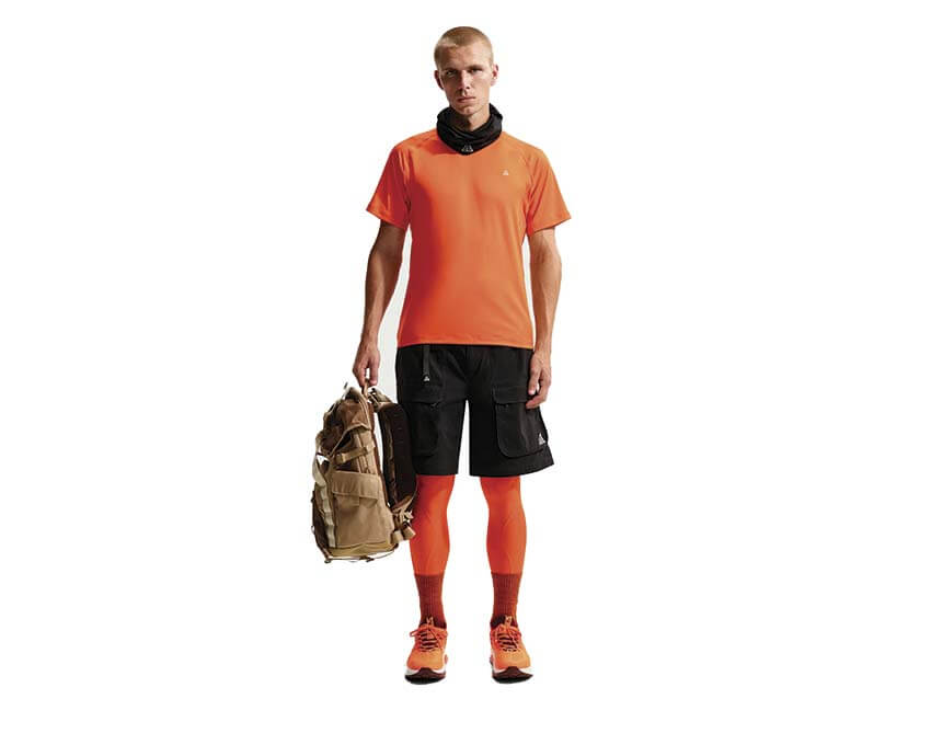 Nike ACG Wildsee Tee Orange — t-shirt homme outdoor trail