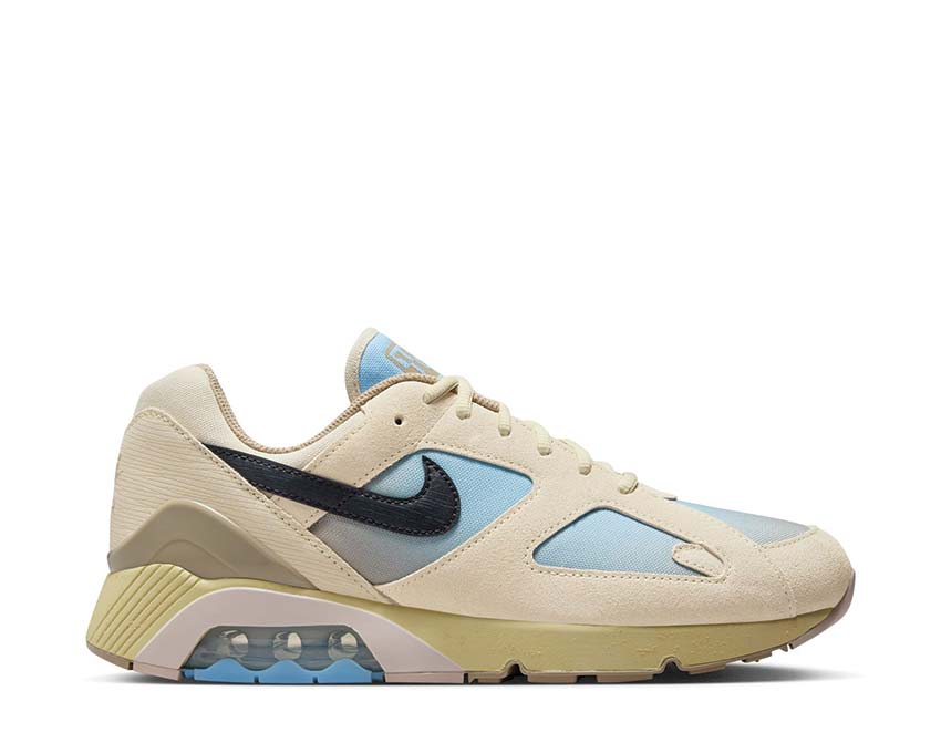 Nike Air Max 180 Light Khaki — sneaker homme khaki or bleu psychic