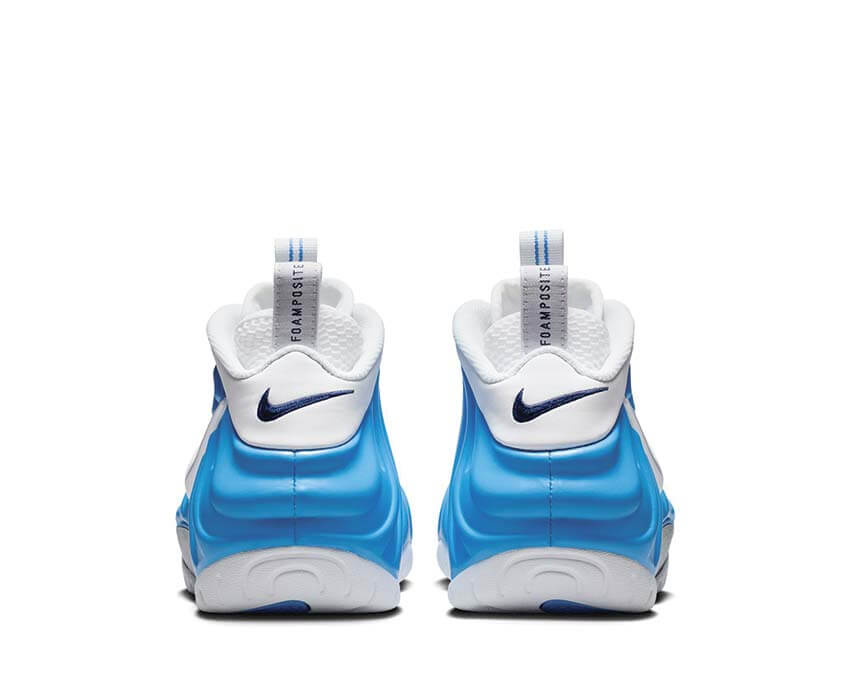 Nike Air Foamposite Pro University Blue détail — texture Foamposite University Blue