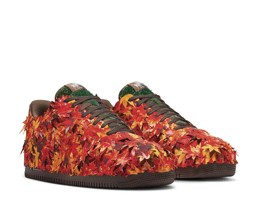 Nike Air Force 1 07 LX Leaf Camo Sohle — weiße Air 1 Sohle