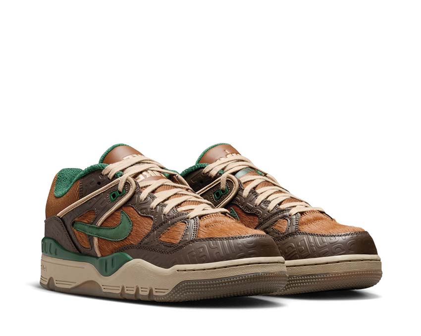 Nike Air Force 3 Low SP Nigo Baroque Brown Sohle — markante Air 3 Sohle
