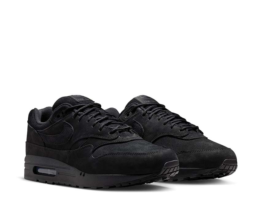 Nike Air Max 1 Premium Black Cat suola — bolla Air 1 visibile