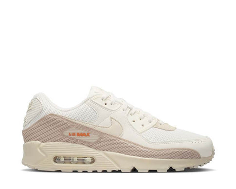 Nike Air Max 90 Premium Phantom — Herren-Sneaker Premium-Leder cremeweiß