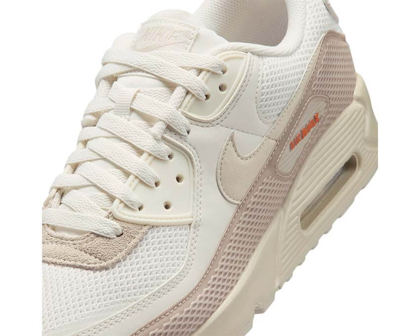 Nike Air Max 90 Premium Phantom Seitenansicht — Leder und Textil-Schaft Phantom