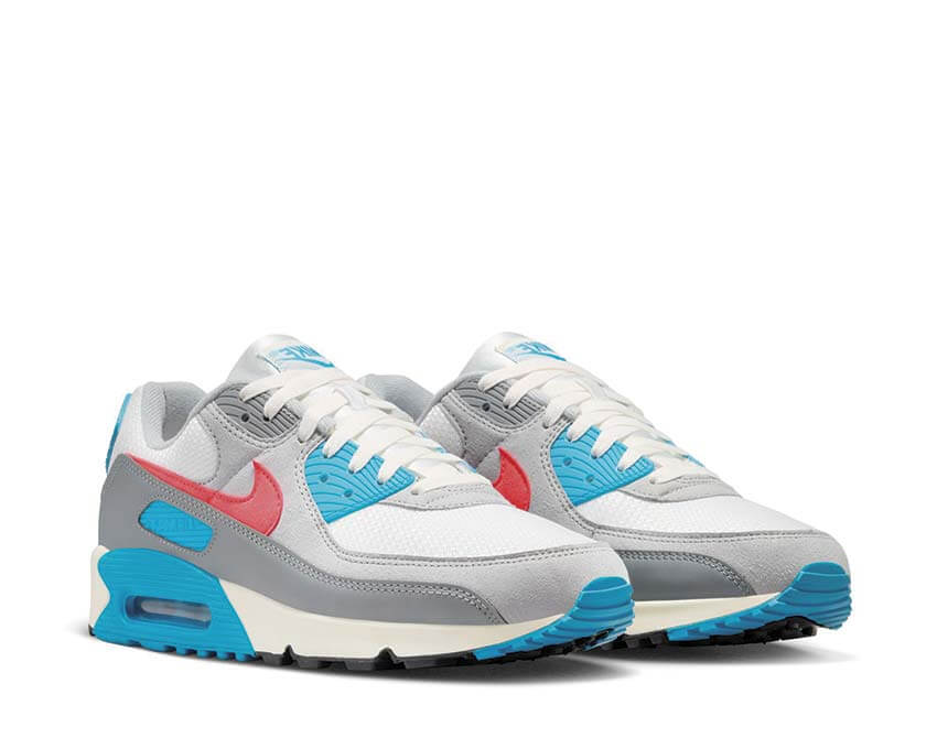 Nike Air Max 90 Wave Pack Cool Grey semelle — unité Air Max talon gris