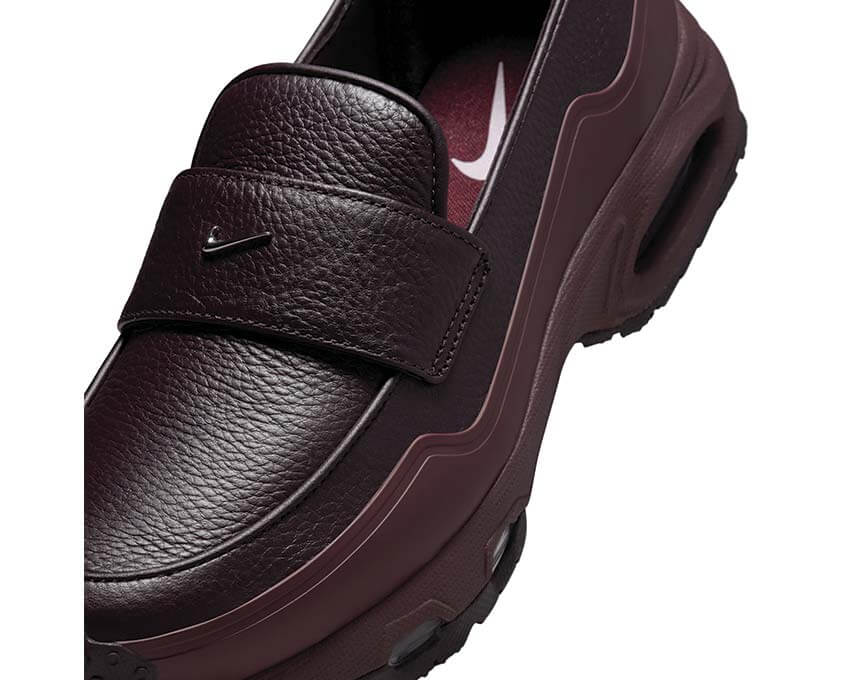 Nike Air Max Phenomena Burgundy Crush vue latérale — tige mesh bordeaux