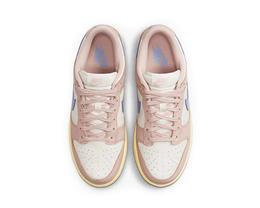Nike Dunk Low Pink Oxford Light Thistle Sohle — strapazierfähiger Gummi