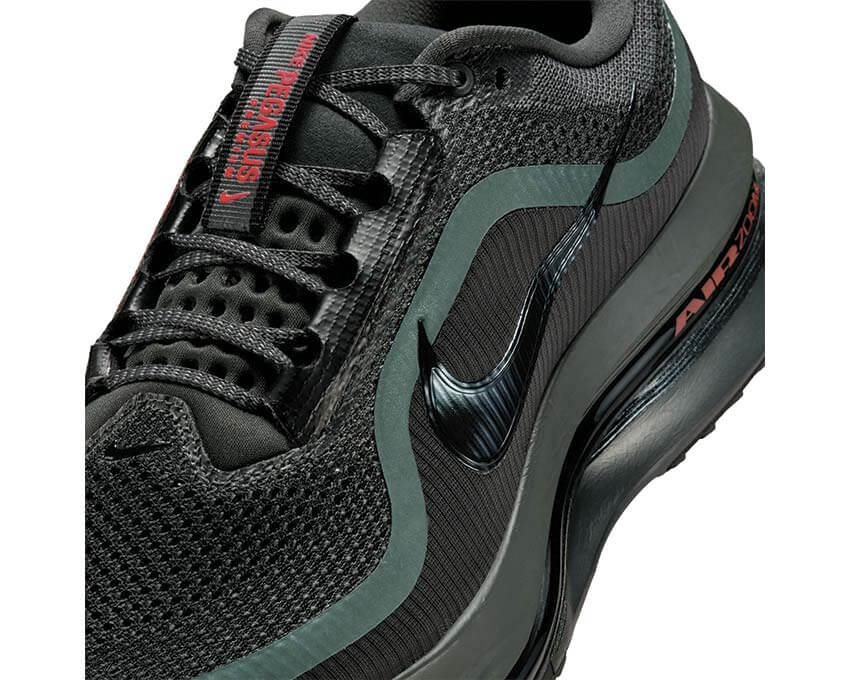 Nike Pegasus Premium Anthracite vista lateral — parte superior mesh antracita premium