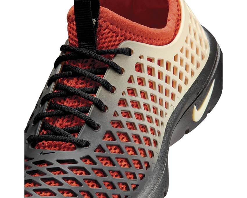 Nike Rejuven8 OG SE W Rust Factor vue latérale — tige textile rouille et beige