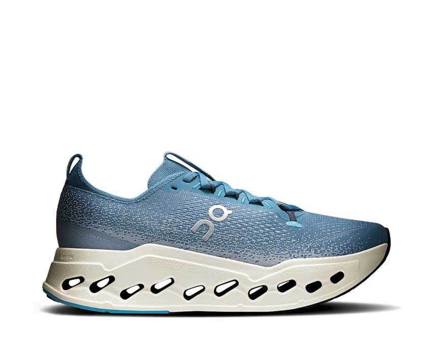 On Cloudsurfer Max Dust Ivory — running homme amorti maximaliste double CloudTec