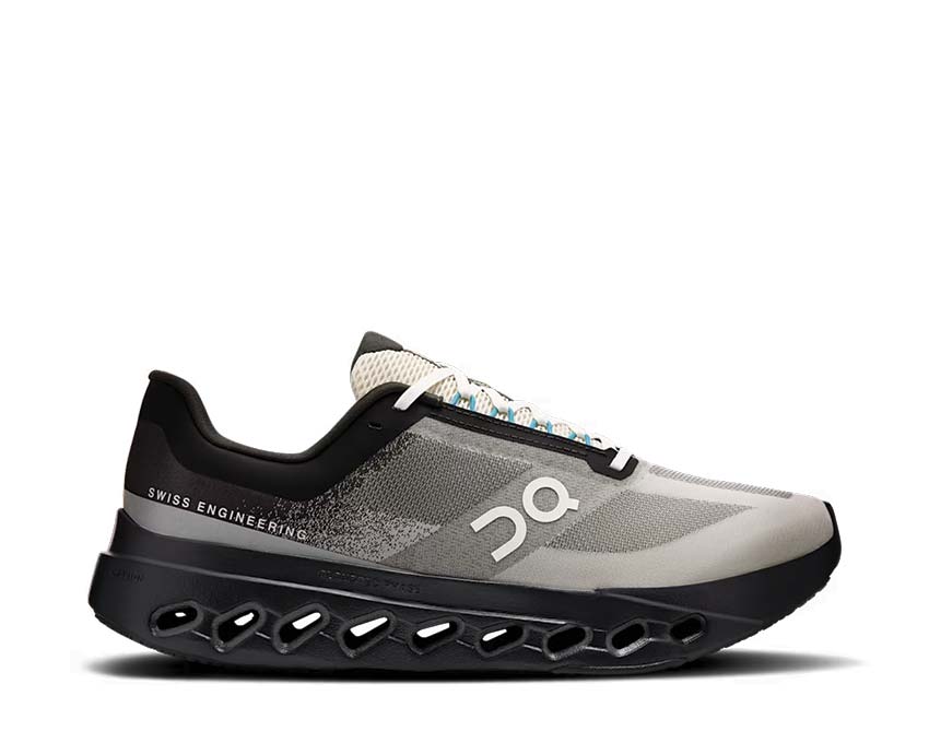 On Cloudsurfer Next Black — scarpa running uomo CloudTec responsive flessibile