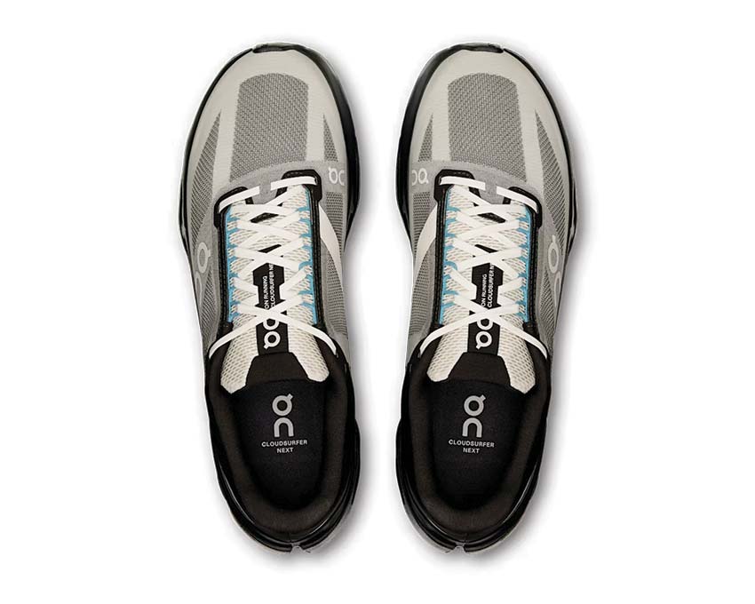 On Cloudsurfer Next Black dettaglio — mesh traspirante scarpa running uomo