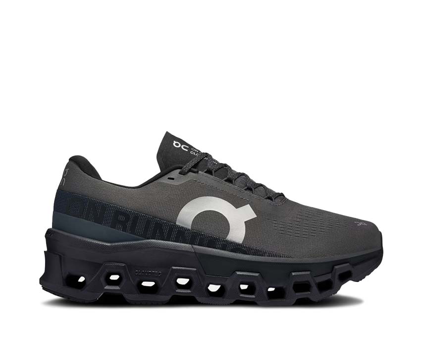 On Cloudmonster 2 Asphalt/Iron — Herren-Laufschuh maximale CloudTec-Dämpfung