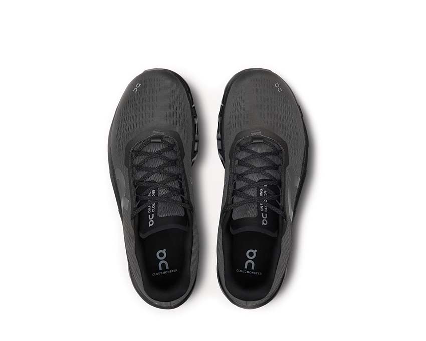 On Cloudmonster 2 Asphalt/Iron Detail — Mesh-Obermaterial Herren-Laufschuh