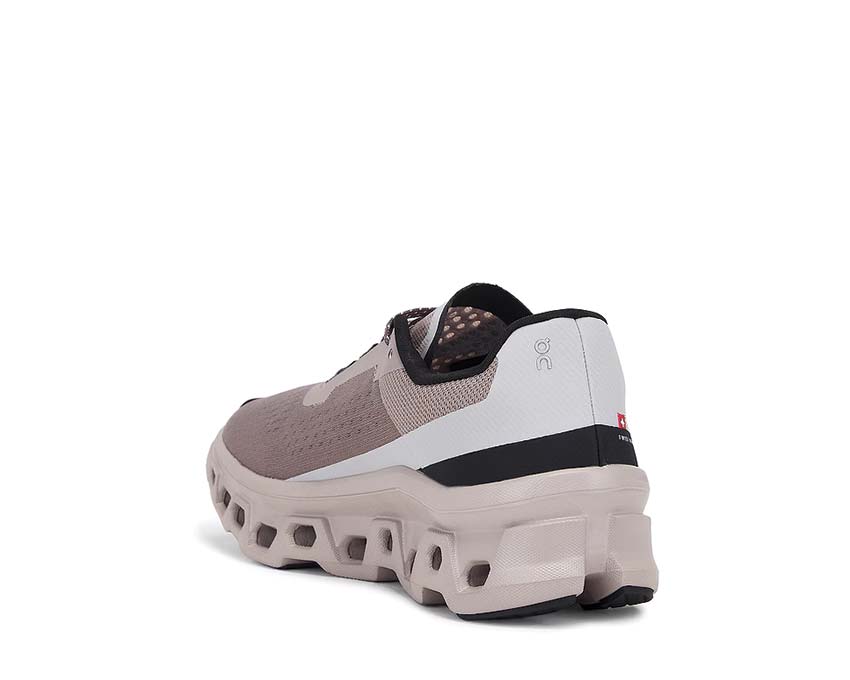 On Cloudmonster Cinder/Fog semelle — CloudTec running homme