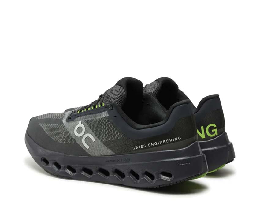 On Cloudsurfer Next Black/Iron semelle — CloudTec responsive running