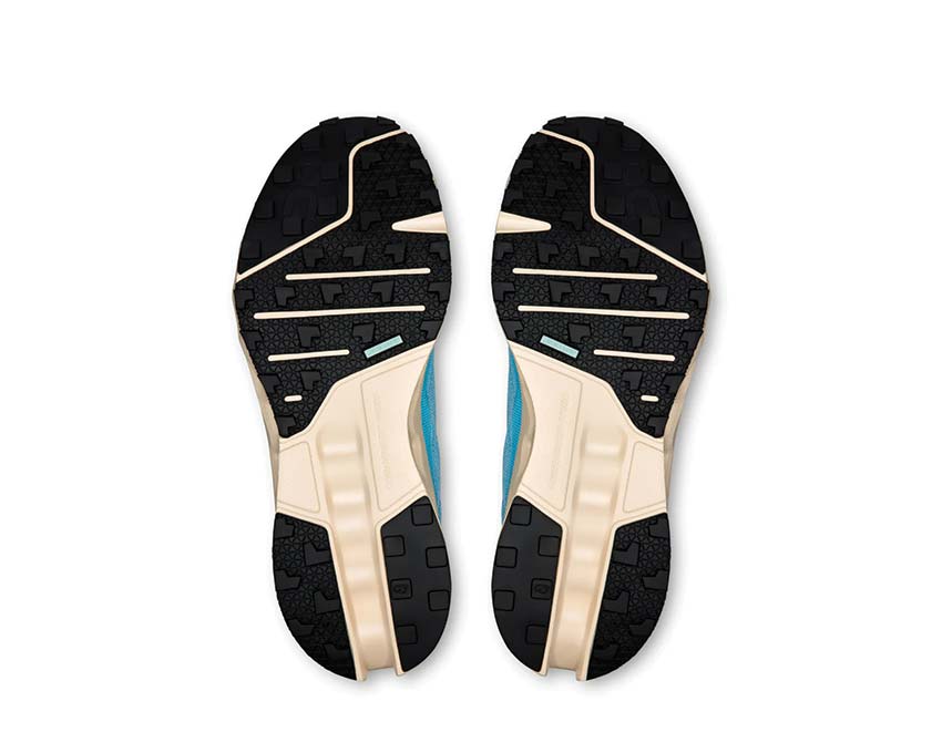 On Cloudsurfer Trail Horizon/Cream dettaglio — tomaia mesh scarpa trail uomo