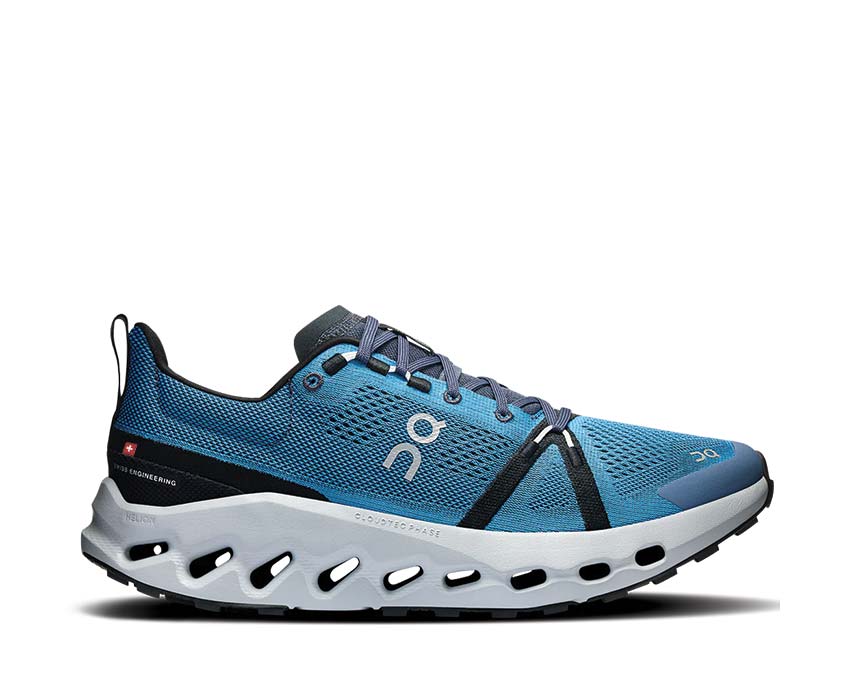 On Cloudsurfer Trail Niagara/Glacier — leichter Trail Herren-Laufschuh Missiongrip
