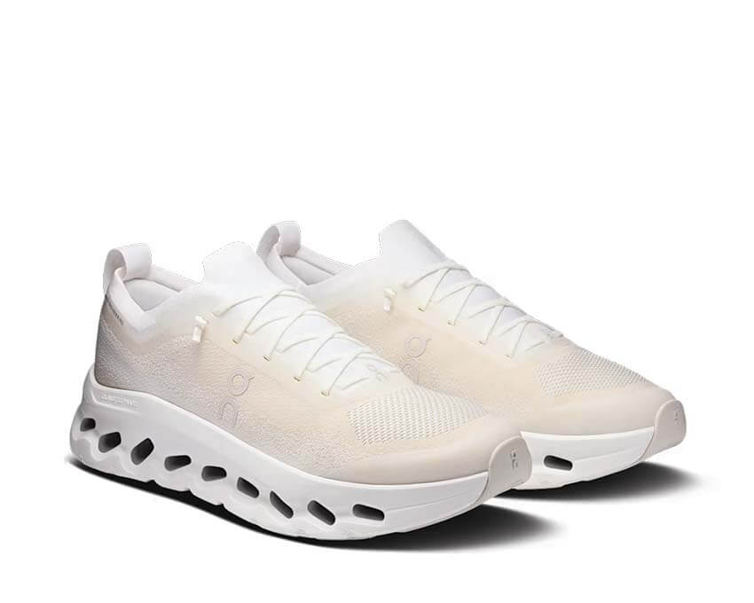 On Cloudtilt Moon White — CloudTec Phase Helion laçage rapide vue latérale