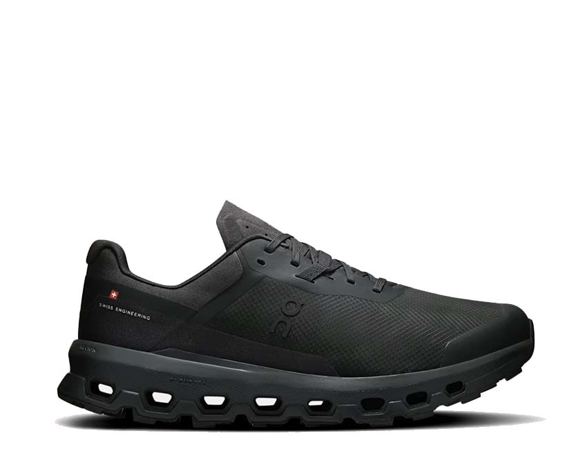 On Cloudvista 2 Black — leichter Trail Herren-Laufschuh atmungsaktives Mesh