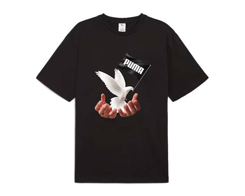 Puma x Más Tiempo Tee Black — t-shirt homme noir collaboration Más Tiempo