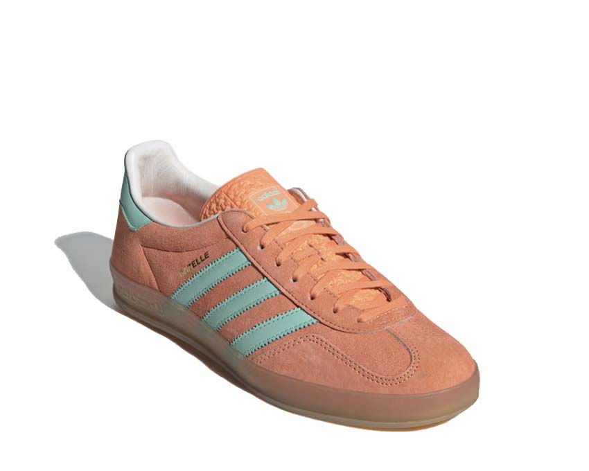 Seitenansicht — Gazelle Indoor Easy Orange Clear Mint Gummisohle
