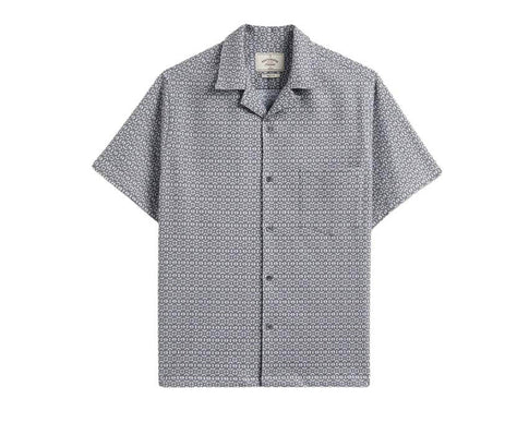 Portuguese Flannel Abstract Tile Shirt SS26.002