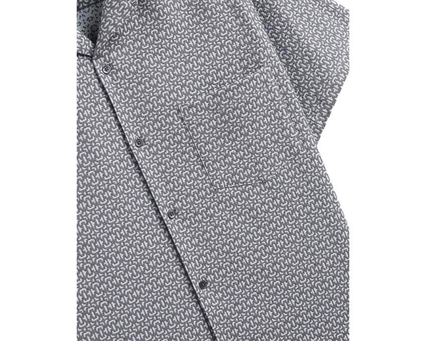 Portuguese Flannel Abstract Tile Shirt SS26.002