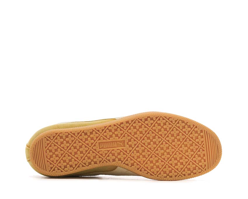 Puma Brasil NeverWorn V Archive Gold détail — logo Puma NeverWorn