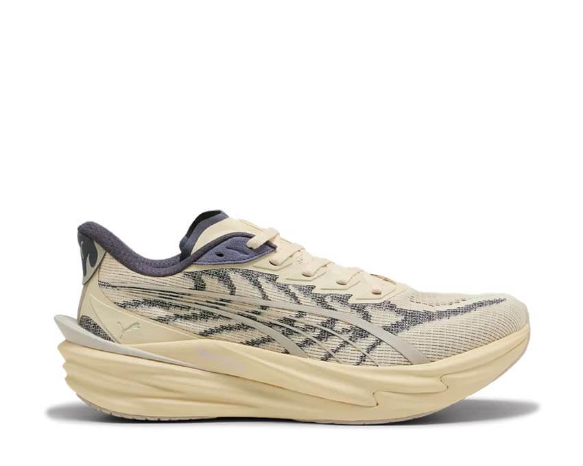 Puma Deviate Nitro 4 Buttercream — sneaker homme running jaune beurre doux Nitro 4