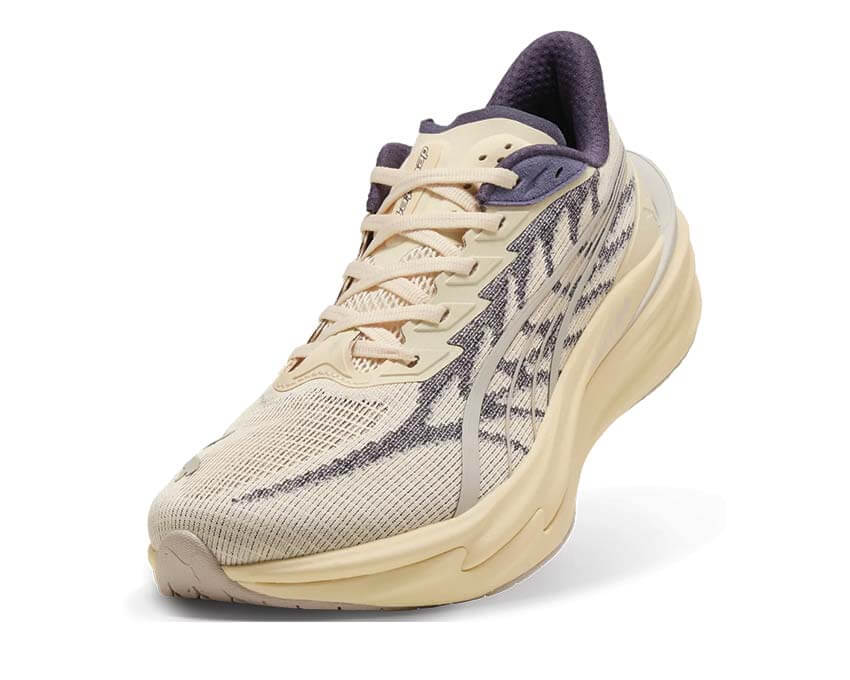 Puma Deviate Nitro 4 Jaune Beurre vue — jaune buttercream Deviate Nitro 4