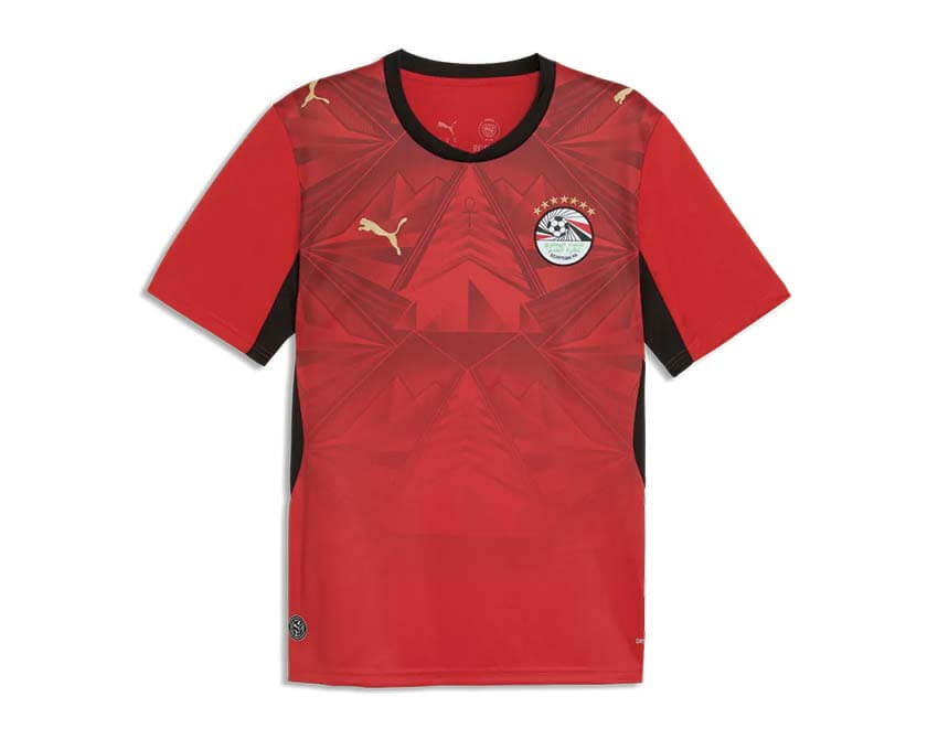 Puma Égypte EFA Home Jersey Replica — maillot domicile Égypte rouge Puma football