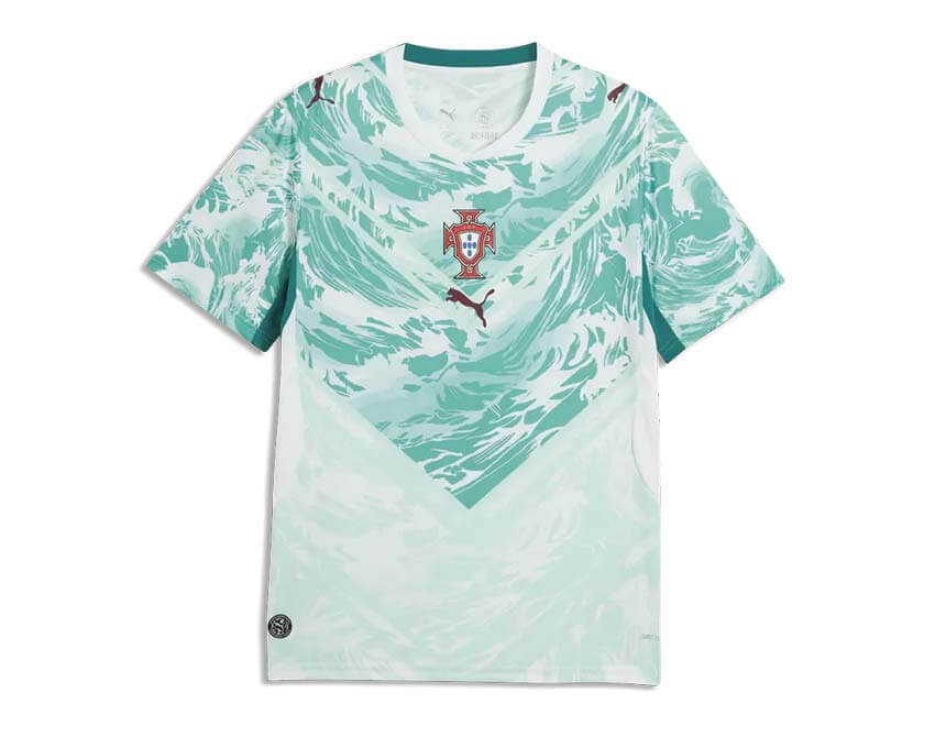 Puma Portugal FPF Away Jersey Replica — maillot extérieur Portugal vert Puma football