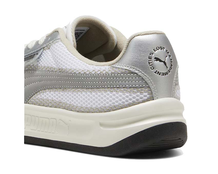Puma GV Special LMC Warm White Cool Mid Gray sole — rubber sole