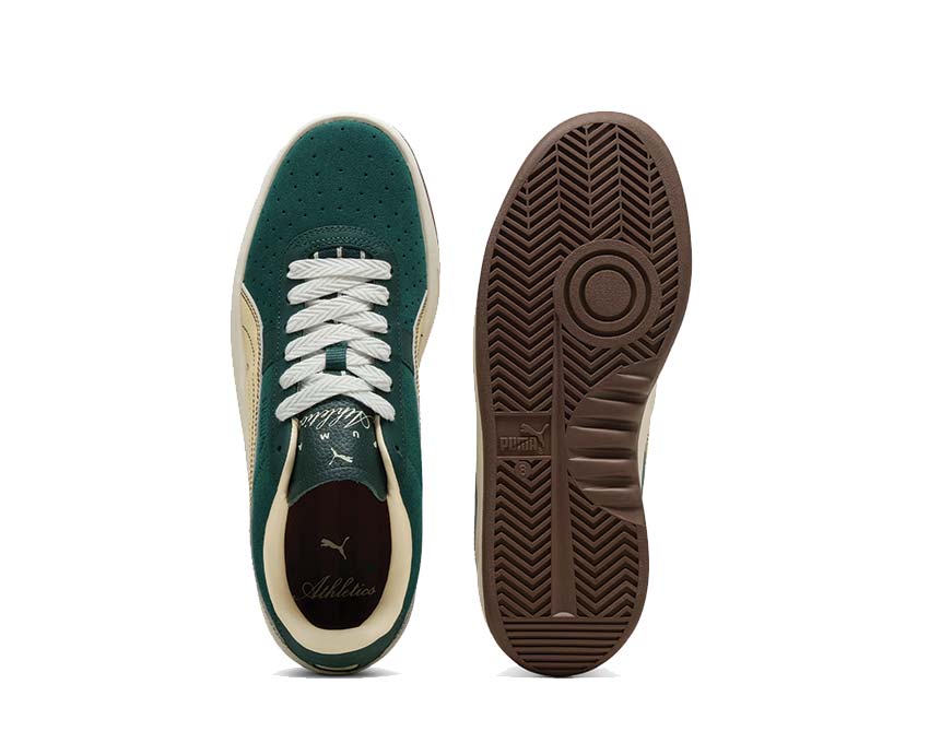 Puma GV Special Players Lane Dark Myrtle dettaglio — logo Puma ricamato