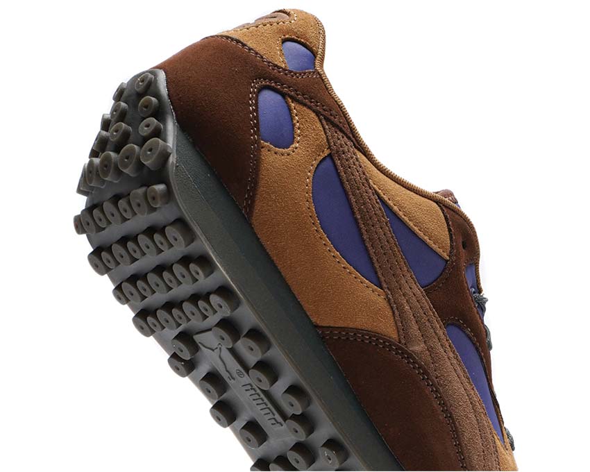 Puma x KIDSUPER Easy Rider Chocotart Brown detail — KidSuper artwork