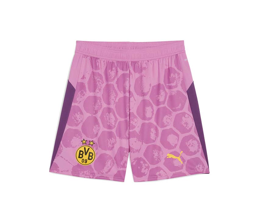Puma KidSuper BVB Shorts Replica Rose — short football rose Dortmund collaboration KidSuper