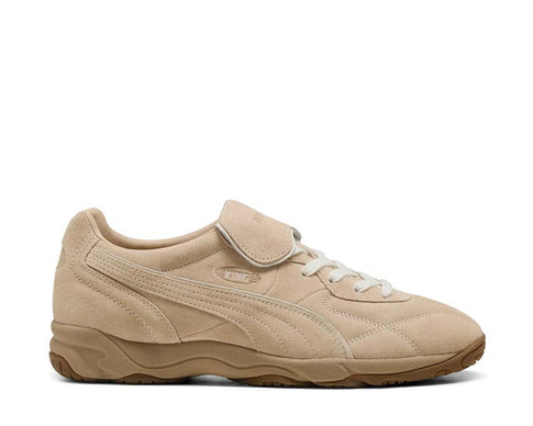 Puma King Indoor REPRESENT Beige — sneaker unisexe indoor cuir beige collab