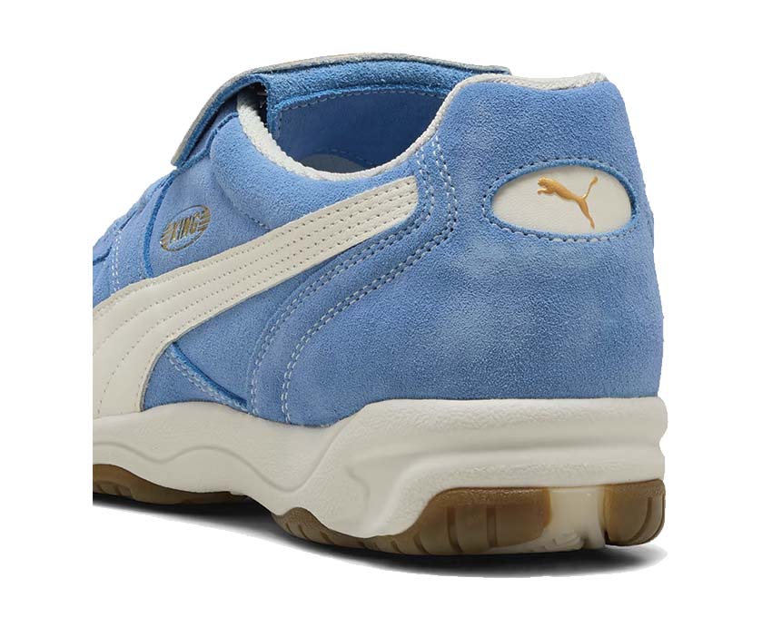 Puma King Indoor Royalty Day Dream Seitenansicht — puderfarbenes Elfenbeinleder