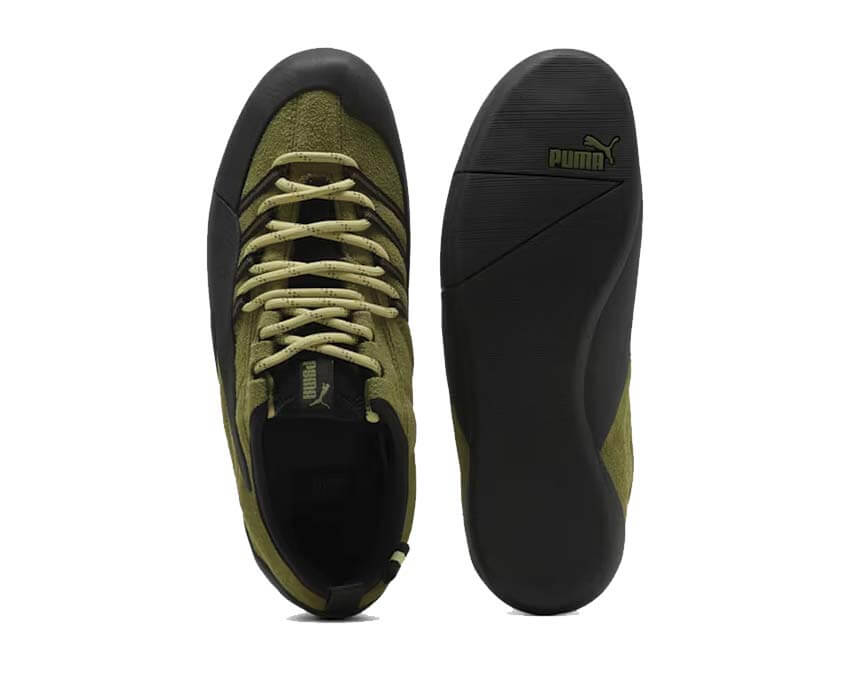 Puma Klim Vert Olive dos — talon Klim mesh vert olive