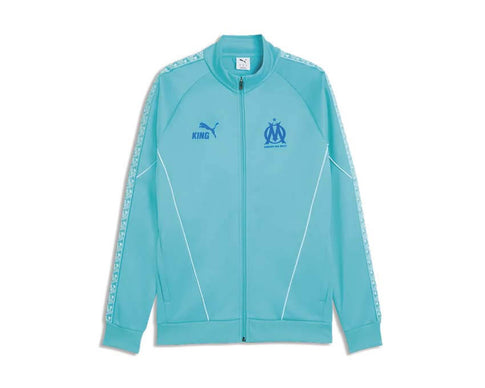 Puma OM KING Anthem Jacket — veste anthem Olympique Marseille blanc Puma football