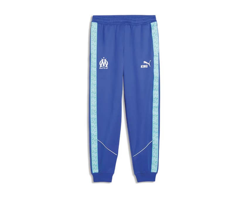 Puma OM KING Anthem Pant — pantalon de survêtement Olympique Marseille blanc Puma