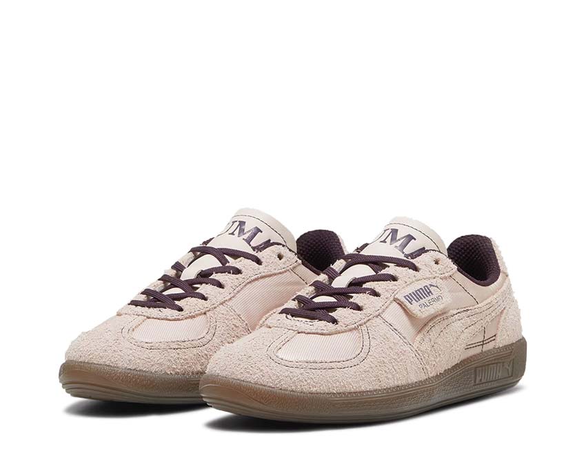 Puma Palermo Clobber Dresscode W Island Pink Seitenansicht — Leder Rosa Pflaume