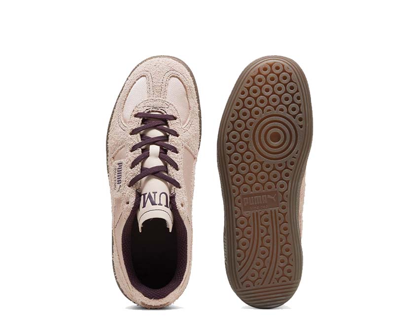 Puma Palermo Clobber Dresscode W Island Pink Detail — Leder-Einsätze