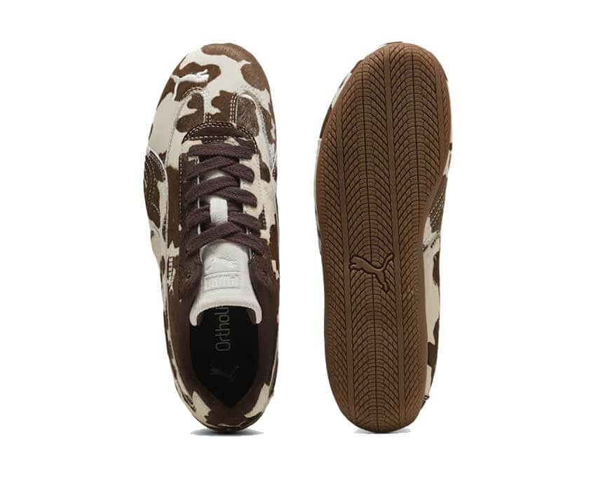 Puma Speedcat Cow dos — talon Speedcat Cow W cuir imprimé