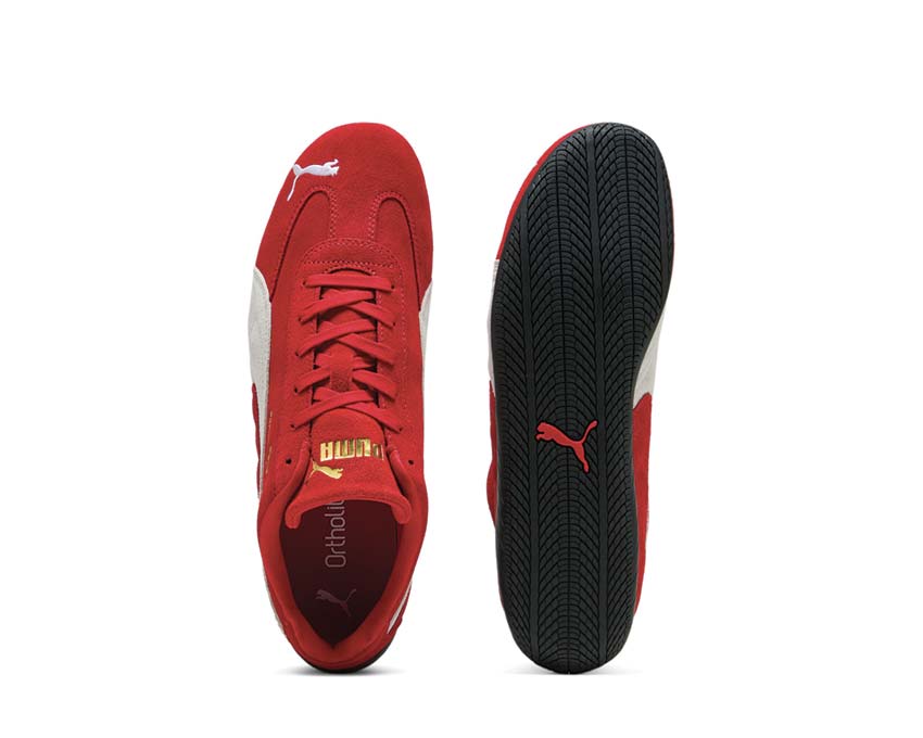 Puma Speedcat OG Red White sole — flat racing sole