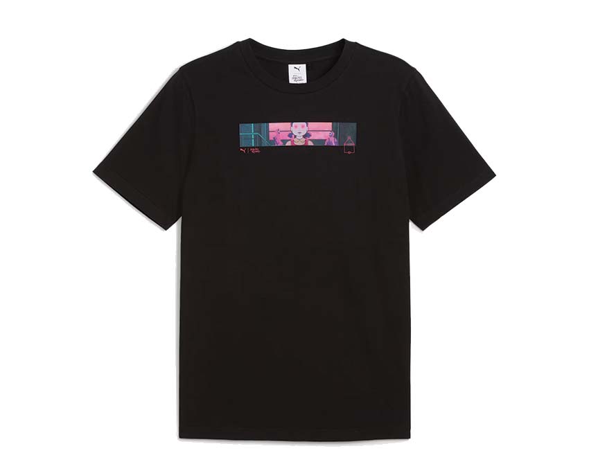 Puma x Squid Game Tee Black — t-shirt homme noir collaboration Squid Game série
