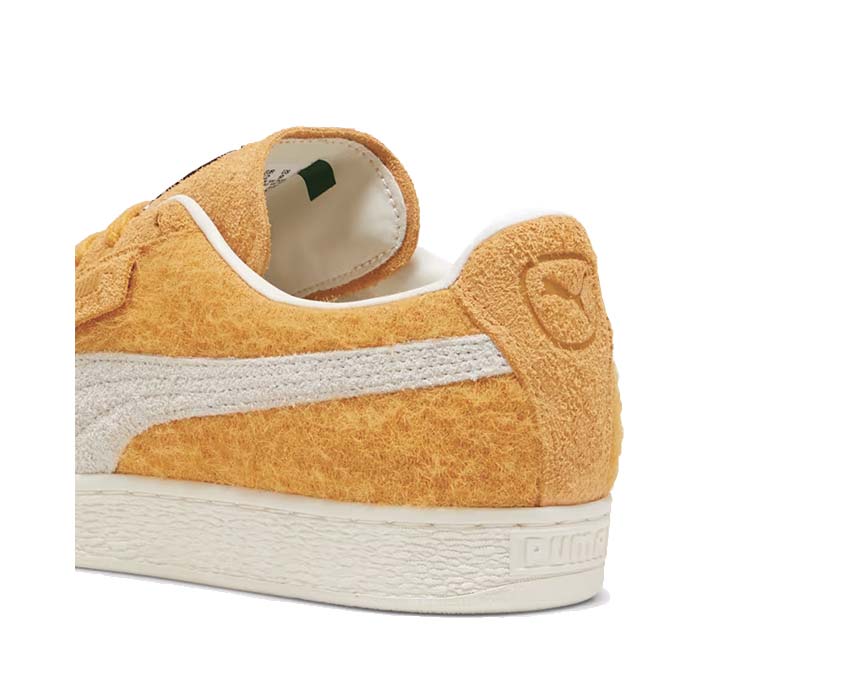 Puma Suede Mohair Ginger Tea Frosted Ivory Sohle — Gummisohle