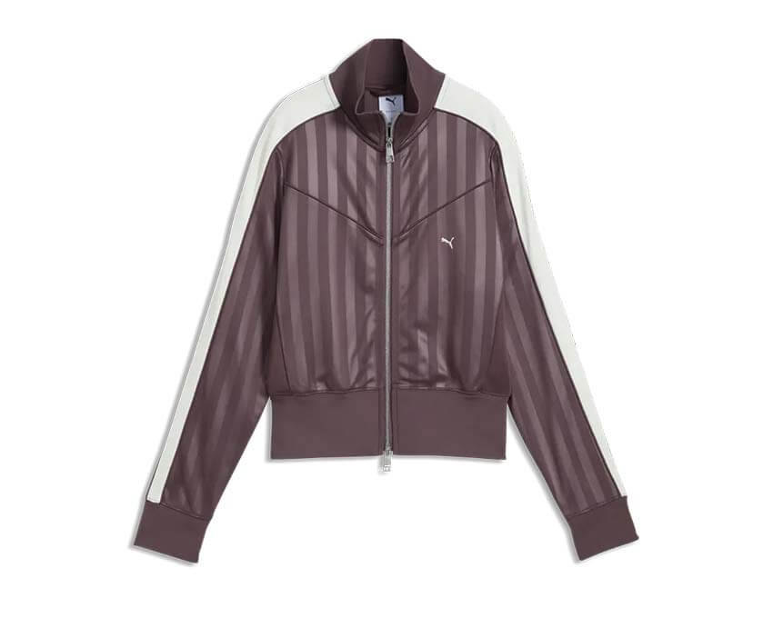 Puma T7 Track Jacket W Rich Cocoa — veste de survêtement femme cacao sport T7